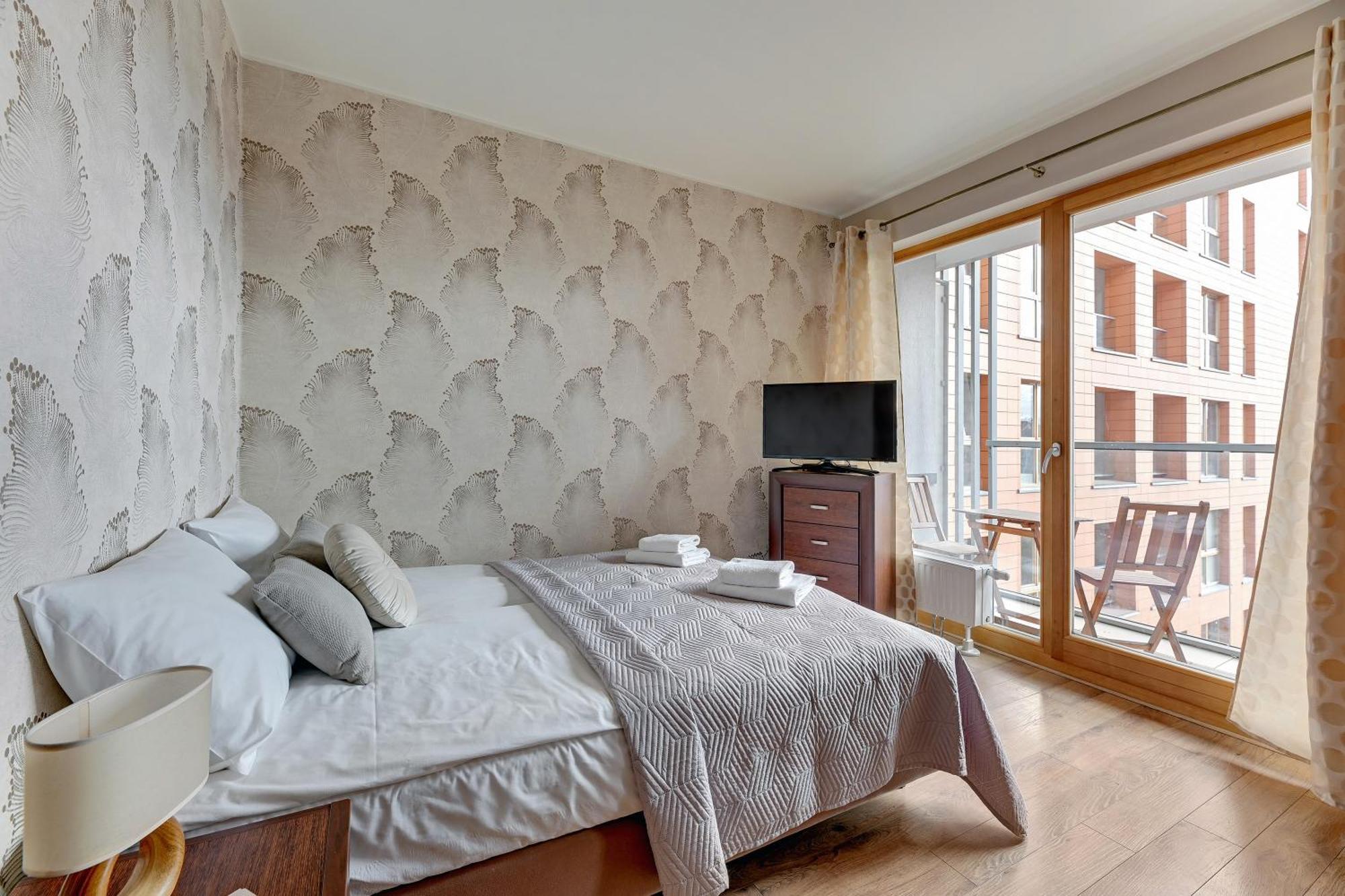Flatbook - City Center Spa Apartments Motlawa 格但斯克 外观 照片